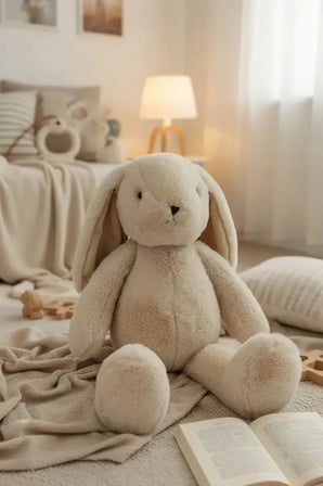 Miniso Lisanslı Arkadaş Edin Tavşan Peluş Oyuncak 90 Cm – Yumuşacık Sarılmalık Büyük Boy