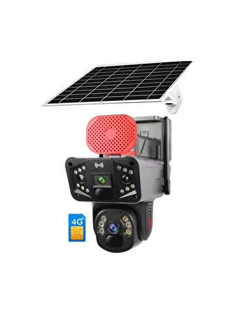 O-kam Solar Kamera 4g Sim Kartlı