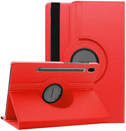 Gpack Samsung Galaxy Tab S7 T870 Kılıf Kapaklı Standlı 360 Dönebilen Koruma dn2