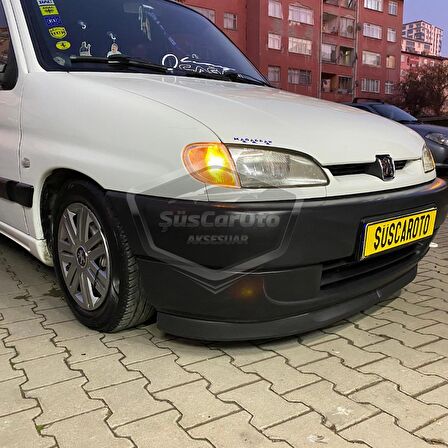 Peugeot Partner 1 1996-2003 Uyumlu Üniversal Astra H lip Esnek Ön Lip 2 Parça Tampon Altı Dil Karlık Ön Ek