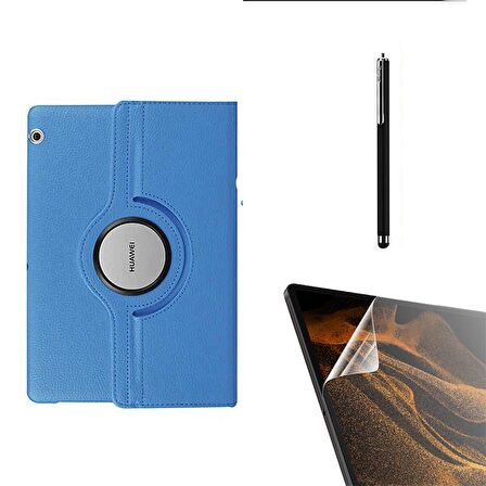 Gpack Huawei T3 10 inç Kılıf Kapaklı Standlı 360 Dönebilen Koruma dn22  Nano  Kalem