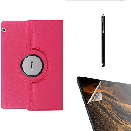 Gpack Huawei T3 10 inç Kılıf Kapaklı Standlı 360 Dönebilen Koruma dn22  Nano  Kalem