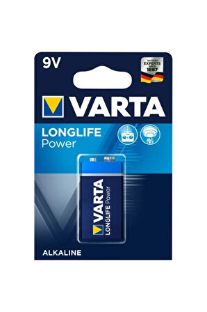50 Adet Longlife Power 9v Pil