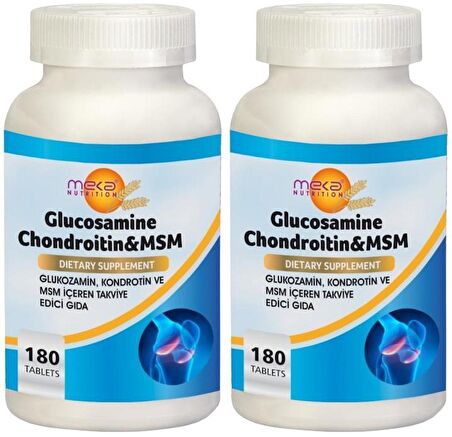 Glucosamine Chondroitin Msm 2x180 Tablet Glukozamin Kondroitin