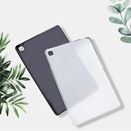 Gpack Samsung Galaxy Tab S6 Lite P610 Kılıf Silikon Arkası Buzlu Lüx Koruma s2