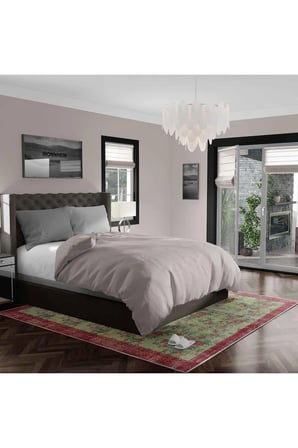 Kaymaz Taban Yıkanabilir Halı – Mutfak, Salon, Yatak Odası için Modern Dijital Baskı Halı (SLNHAL153