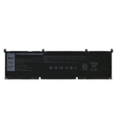 Dell Alienware M15 R4 Notebook Batarya Laptop Pil 6 Cell