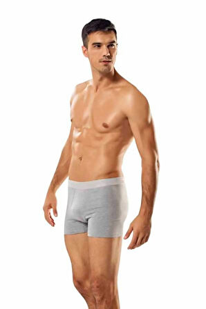 Namaldi 128 Erkek Likralı Düz Boxer