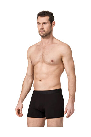 Namaldi 128 Erkek Likralı Düz Boxer
