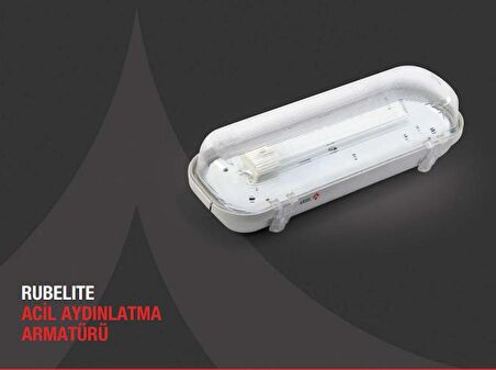 Arsel Rubelite AE-0211 Acil Aydınlatma Armatürü Sürekli ve Kesintisinde 60 Dak. Yanan 11 Watt