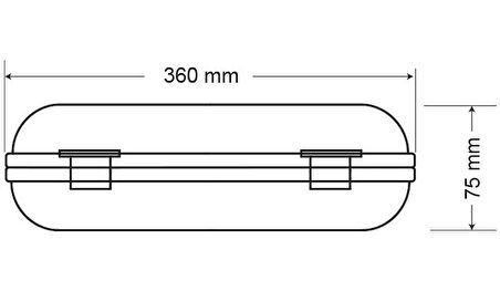 Arsel Rubelite AE-0211 Acil Aydınlatma Armatürü Sürekli ve Kesintisinde 60 Dak. Yanan 11 Watt