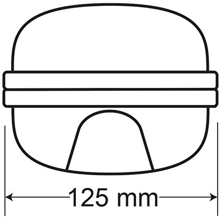 Arsel Rubelite AE-0211 Acil Aydınlatma Armatürü Sürekli ve Kesintisinde 60 Dak. Yanan 11 Watt