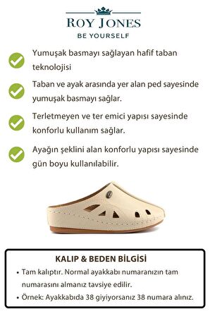 Kadın Tam Ortopedik Anatomik Sabo Medikal İş Mutfak Aşçı Doktor Hemşire Hastane Önü Kapalı Terlik