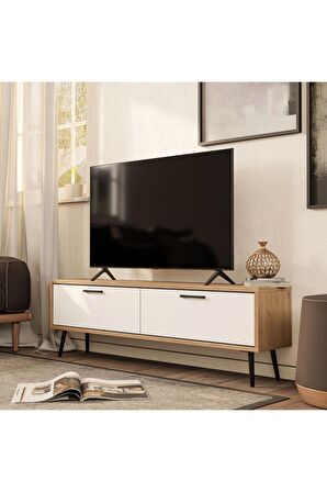 4064 Bold 138 Cm Tv Ünitesi Sepet-Beyaz