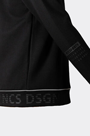 Erkek Sweatshirt Bisiklet Yaka NCS DSGN Siyah 1670