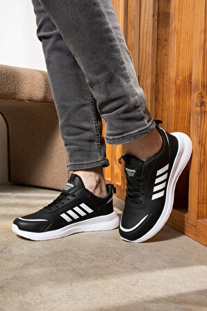 Günlük Erkek Bağcıklı Hafif Rahat Dikiş Detaylı  Yürüyüş Spor Ayakkabı 1671