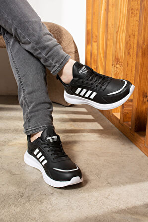 Günlük Erkek Bağcıklı Hafif Rahat Dikiş Detaylı  Yürüyüş Spor Ayakkabı 1671