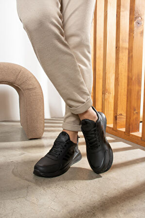 Günlük Erkek Bağcıklı Hafif Rahat Dikiş Detaylı  Yürüyüş Spor Ayakkabı 1671