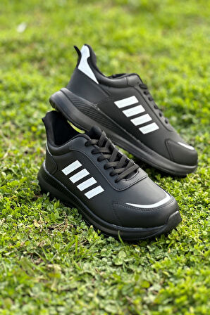 Günlük Erkek Bağcıklı Hafif Rahat Dikiş Detaylı  Yürüyüş Spor Ayakkabı 1671