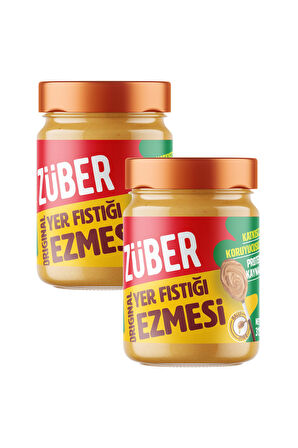 Züber Original Fıstık Ezmesi 315 Gr x 2 Adet