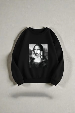 Çok Renkli En sevilen Karakterler Baskılı Sweatshirt 3'lü Fırsat Paketi