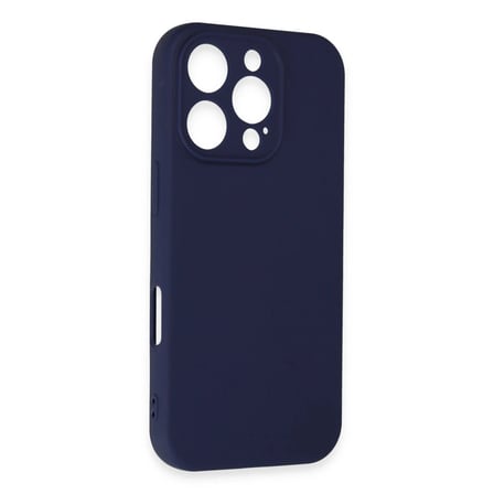 Apple iPhone 16 Pro Kılıf First Silikon - Lacivert