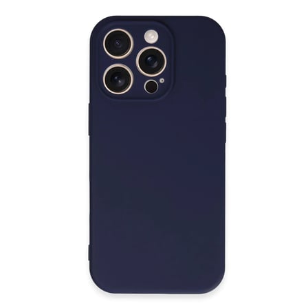 Apple iPhone 16 Pro Kılıf First Silikon - Lacivert
