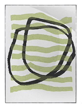 Shop365 Şekiller Dekoratif Pastel Renkler Modern Tablo Çerçeveli P-000451