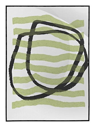 Shop365 Şekiller Dekoratif Pastel Renkler Modern Tablo Çerçeveli P-000451