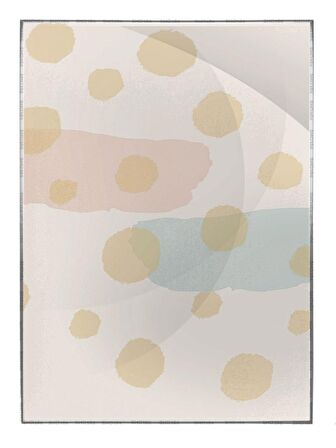 Shop365 Şekiller Dekoratif Pastel Renkler Modern Tablo Çerçeveli P-000488