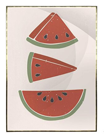 Shop365 Natürmort illüstrasyon Çizim Pastel Renkler Modern Sanat Tuval Tablo Çerçeveli P-000550