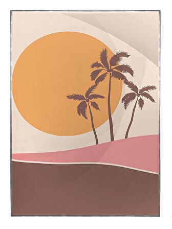 Shop365 Renkli Çizimler İllüstrasyon Modern Sanat Tuval Tablo Çerçeveli P-000559