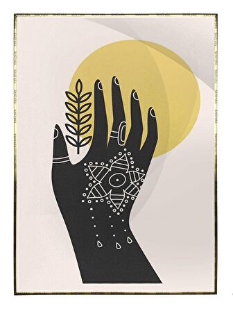 Shop365 İnsanlar Hayvanlar ve Doğa Tasarımları Modern Sanat Tuval Tablo Çerçeveli P-000656