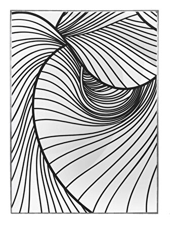 Shop365 Modern Çizimler İllüstrasyon Modern Tablo Çerçeveli P-000817