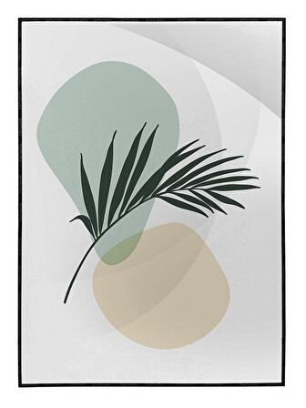 Shop365 Bitki Tasarım Modern Tablo Çerçeveli P-000839