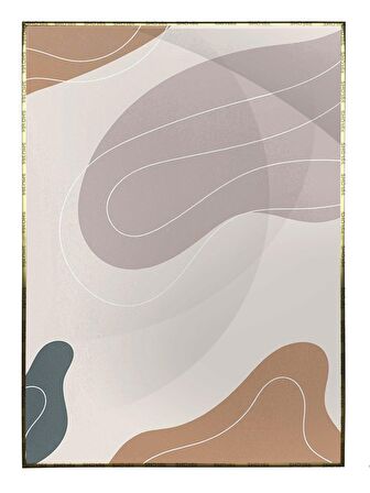 Shop365 Şekiller ve Çizgiler Pastel Renkler Modern Poster P-000890
