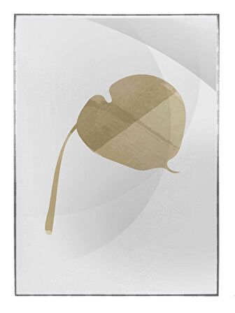 Shop365 Yapraklar Açık Tonlar Modern Poster P-000930