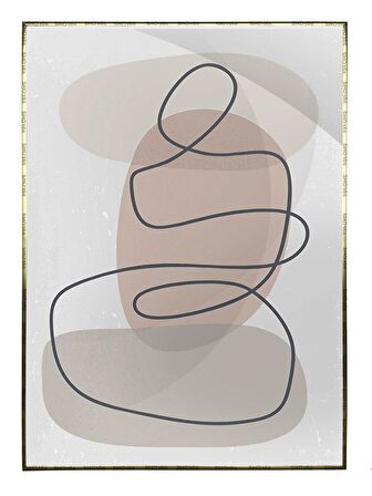 Shop365 Modern Çizimler İllüstrasyon Modern Tablo Çerçeveli P-000948