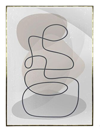 Shop365 Modern Çizimler İllüstrasyon Modern Tablo Çerçeveli P-000951