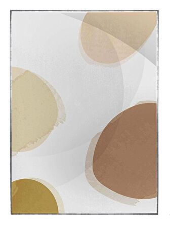 Shop365 Bitki Yapraklar ve Şekiller Modern Tablo Çerçeveli P-001094