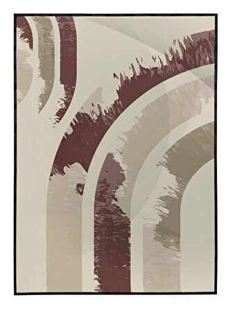 Shop365 Ay Güneş ve Toprak Renkleri Modern Tablo Çerçeveli P-001152