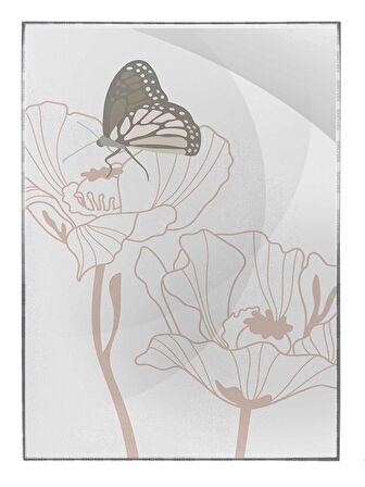 Shop365 Hayvanlar ve Modern Tablo Çerçeveli P-001158