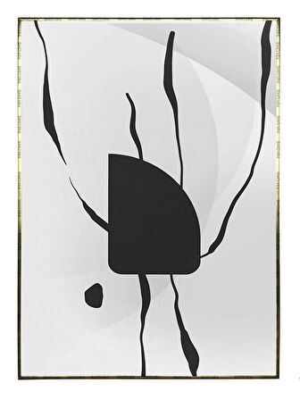Shop365 Toprak Renk Tonları Tasarım Modern Tablo Çerçeveli P-001416