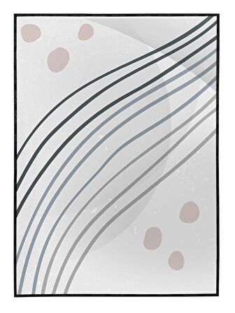 Shop365 Toprak Renk Tonları Tasarım Modern Tablo Çerçeveli P-001454