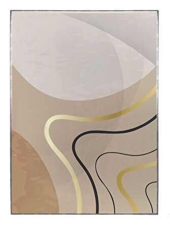Shop365 Toprak Renk Tonları Tasarım Modern Tablo Çerçeveli P-001504
