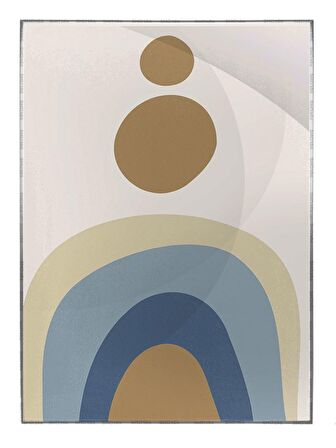 Shop365 Toprak Renk Tonları Tasarım Modern Tablo Çerçeveli P-001580