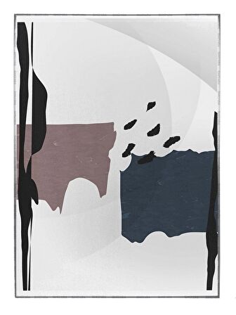 Shop365 Toprak Renk Tonları Tasarım Modern Tablo Çerçeveli P-001648