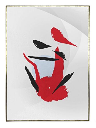 Shop365 Toprak Renk Tonları Tasarım Modern Tablo Çerçeveli P-001660