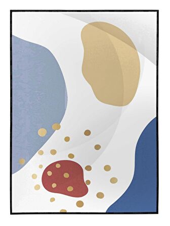 Shop365 Yapraklar veya Şekiller Modern Tablo Çerçeveli P-001694