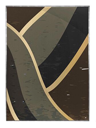 Shop365 Şekiller Lüks Dekoratif Modern Tablo Çerçeveli P-001697